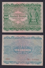 Banconota austria 100 usato  Chieri