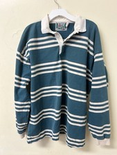 Camisa de rugby Columbiaknit Oregon EUA algodão pesado listrado branco comprar usado  Enviando para Brazil