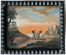 Landscape peasants glass d'occasion  Expédié en Belgium