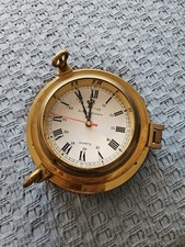 Schiffsuhr bullauge messing gebraucht kaufen  Cuxhaven