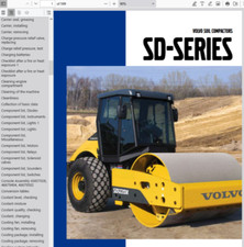 Rolo compactador Volvo SD45D serviço reparo manual construção PDF USB comprar usado  Enviando para Brazil