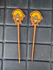 Lote Vintage de 2 Swizzle Stir Stick Senior Pico 1966 Fabricado no Japão comprar usado Lote Vintage de 2 Swizzle Stir Stick Senior Pico 1966 Fabricado no Japão comprar usado  Enviando para Brazil