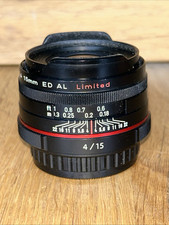 Pentax pentax 15mm for sale  LEEDS