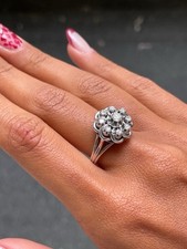 Bague marguerite blanc d'occasion  Paris XII