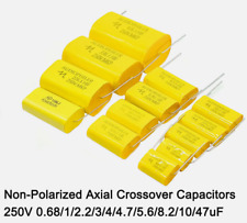 Capacitores cruzados axiais não polarizados 250V 0,68/1/2.2/3/4/4.7/5.6/8.2/10/47uF comprar usado  Enviando para Brazil