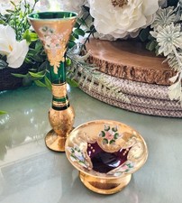 Bohemian czech gilt for sale  KING'S LYNN