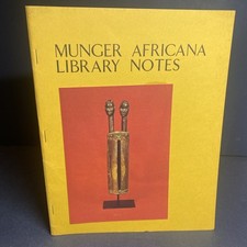 Munger Africana Library Notes Vol. 1 1970-71 / FKY comprar usado  Enviando para Brazil