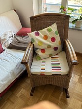 Schaukelstuhl rattan selbstgen gebraucht kaufen  Feldkirchen