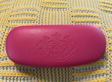 Óculos de sol Juicy Couture estojo rígido couro rosa quente concha magenta retrô comprar usado  Enviando para Brazil