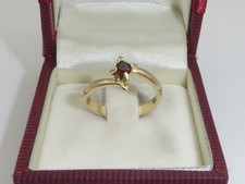 Granat ring 585 gebraucht kaufen  Meitingen
