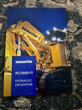 Folheto de escavadeira hidráulica Komatsu PC7000 FCCA25 comprar usado  Enviando para Brazil