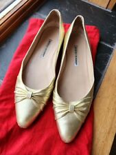 Manolo blahnik gold for sale  PITLOCHRY