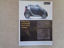 Smart fortwo cabriolet for sale  OLDHAM