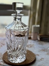 Crystal whisky decanter for sale  LONDON