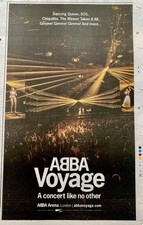 Pôster pequeno anúncio jornal turnê concerto show ao vivo Abba Voyage 10x6” comprar usado Pôster pequeno anúncio jornal turnê concerto show ao vivo Abba Voyage 10x6” comprar usado  Enviando para Brazil