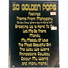Usado, 50 Golden Pops Sheet Music Song Book 1976 / PIANO VOCAL ORGAN CHORDS comprar usado  Enviando para Brazil