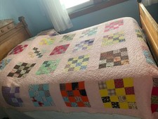 Máquina de colcha acolchoada vintage feita à mão rosa 16 patchwork cortador de retalhos década de 1950 comprar usado  Enviando para Brazil