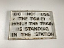 iron railway sign for sale iron railway sign for sale COLCHESTER