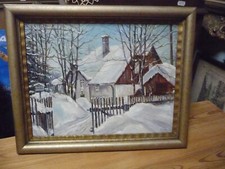 ölgemälde winterlandschaft s gebraucht kaufen  Görlitz