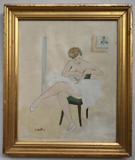 Naive painting dancer for sale  Shipping to Ireland