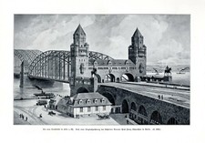 Dombrücke köln kunstdruck gebraucht kaufen  Waldburg