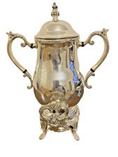 Antigo F.B. Urna e queimador de chá ou café "Samovar" folheado a prata Rogers, usado comprar usado  Enviando para Brazil