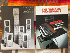 Catálogo de órgãos Yamaha YC45D YC-25D YC-30 amplificadores empilháveis B100 G100 década de 1970 Japão anos 80, usado comprar usado  Enviando para Brazil