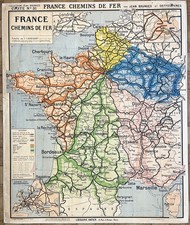 Ancienne carte scolaire d'occasion  Lyon VII