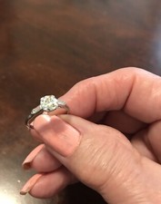 Platinum diamond engagement for sale  Richmond