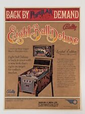 Bally eight ball for sale  NORTHWICH