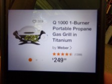 Weber 1000 burner for sale  Blaine