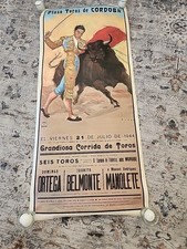 Vintage bullfighting 1944 for sale  South San Francisco