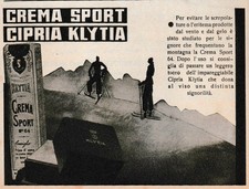 Pubblicita 1936 crema usato  Biella