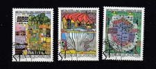 Liechtenstein  2000 Mi.1235-1237 Artykuły graficzne malarstwo  used na sprzedaż  PL
