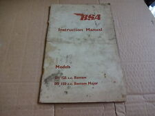 Bsa motorbike istruction for sale  UK