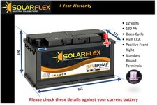 12v 130ah leisure for sale  UK