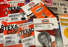 Texaco cup programmes for sale  NEWTOWNABBEY