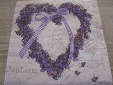 Servietten lavendel als gebraucht kaufen  Lippetal