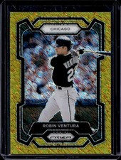 2024 Panini Prizm Robin Ventura Gold Shimmer FOTL #/7 White Sox comprar usado  Enviando para Brazil