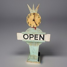 sign closed painted hand open for sale  Andover