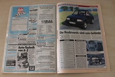 Auto Bild 01/1990 Suzuki Vitara JLX de Luxe Cabrio mit 82PS im TEST auf 2 Seiten comprar usado  Enviando para Brazil