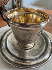 Alte silbertasse teller gebraucht kaufen  Berlin