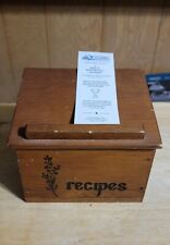 Vintage wood recipe for sale  Dallas