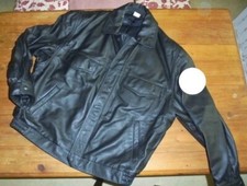 Schwarze herren lederjacke gebraucht kaufen  Stuttgart