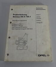 Usado, Werkstatthandbuch Prüfanleitung Opel Astra F, Vectra A, Calibra, Omega B Simtec comprar usado  Enviando para Brazil