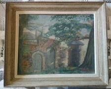 Painting wood signed d'occasion  Expédié en Belgium