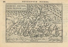 Marcha Anconae, olim Picenum por Bertius / Langenes. Marche. Mapa Ancona 1603 comprar usado  Enviando para Brazil