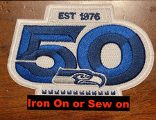 Usado, Patch de jersey Seattle Seahawks 50º aniversário temporada 50 comprar usado  Enviando para Brazil