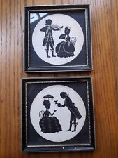 Vintage silhouette pictures for sale  NORWICH