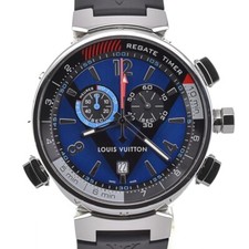Relógio masculino Louis Vuitton Tambour Regatta Q102D cronógrafo alarme quartzo #139215 comprar usado  Enviando para Brazil